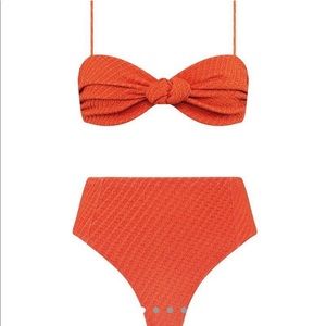 Triangl Orange bikini set